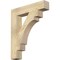 Ekena Millwork Merced Block Rough Sawn Bracket, Douglas Fir, 4"W x 22"D x 26"H BKT04X22X26MRC05RDF - alternate 1